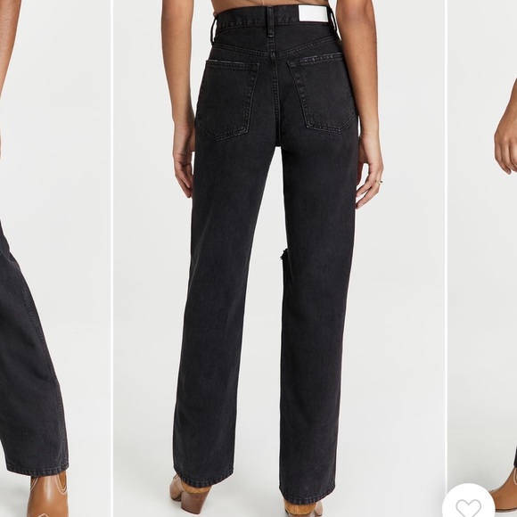 RE/DONE High Rise Rigid Loose Jeans - Picture 2 of 8